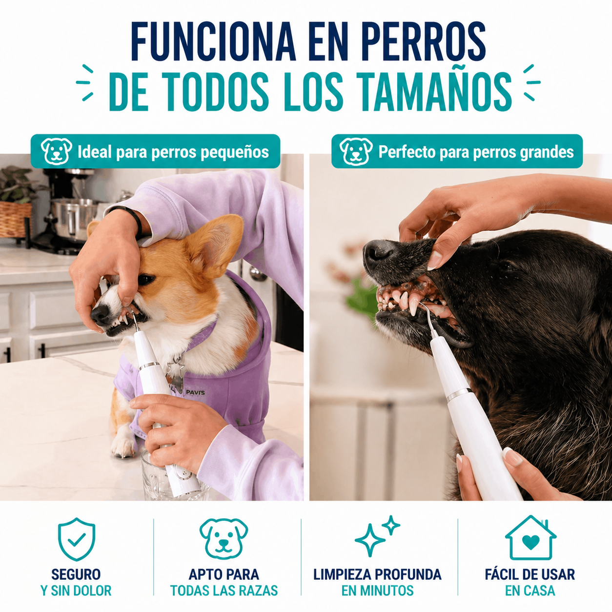 Kit Sonrisa Canina | Removedor Ultrasónico de Sarro