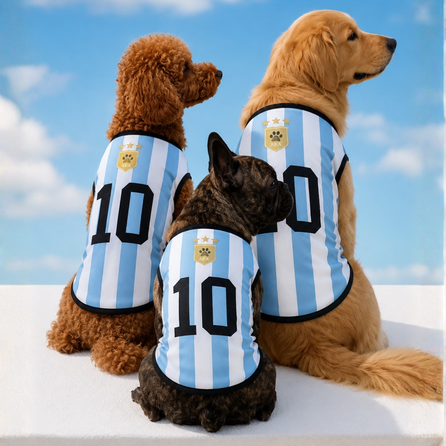 Musculosa de Argentina Para Mascotas